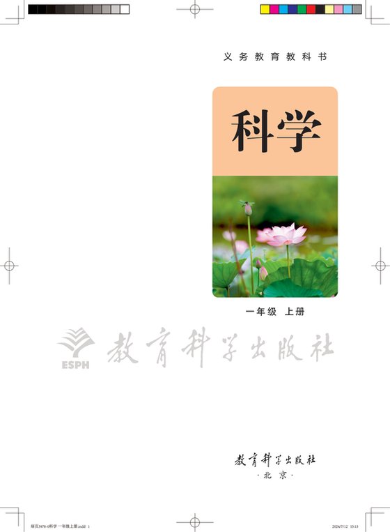 2024版 小学科学_教科版_一年级上册（电子课本）